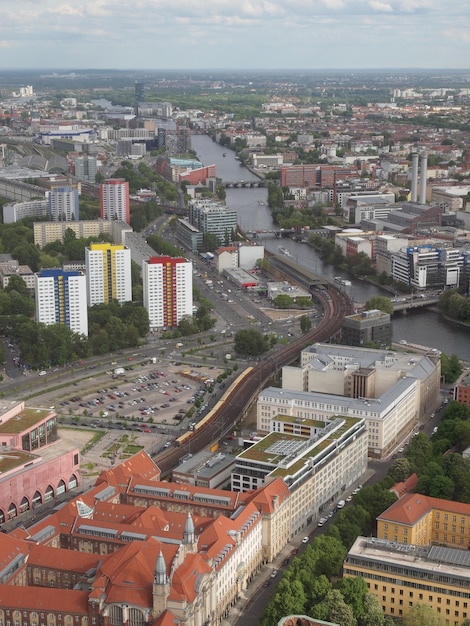 Vue aérienne de Berlin