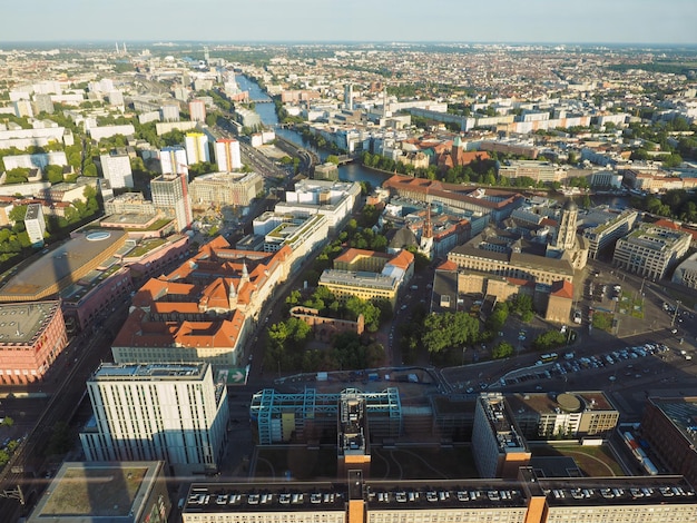 Vue aérienne de Berlin