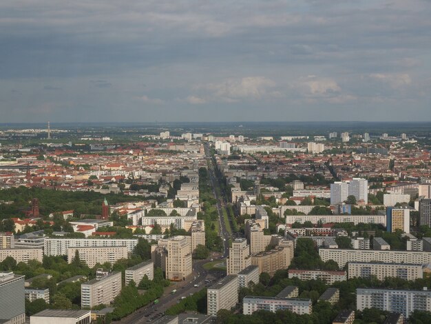 Vue aérienne de Berlin