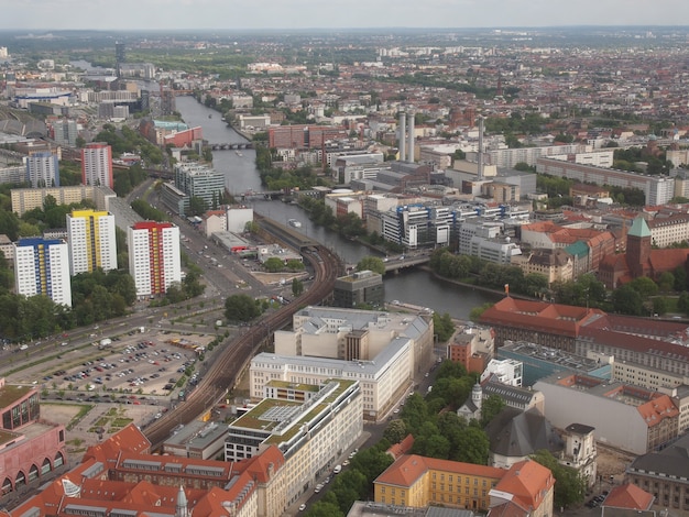 Vue aérienne de Berlin