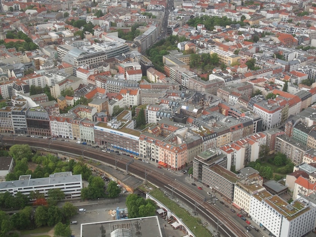 Vue aérienne de Berlin