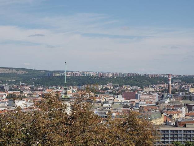 Vue aérienne de Brno