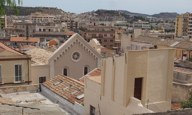 Vue aérienne de Cagliari