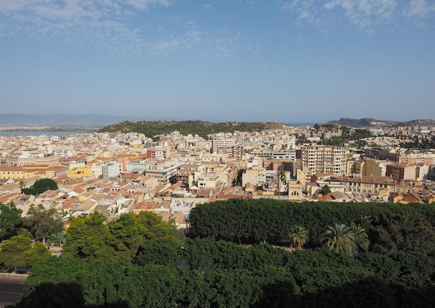 Vue aérienne de Cagliari