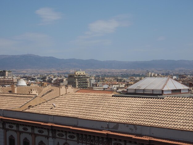 Vue aérienne de Cagliari