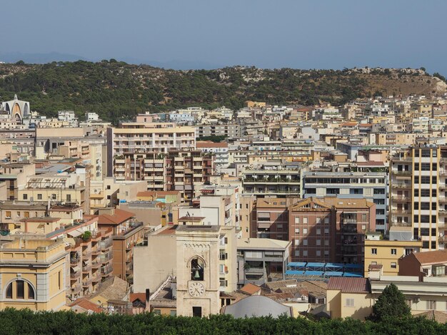 Vue aérienne de Cagliari