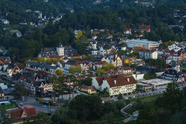 Vue aérienne de Campos do Jordao Campos du Jordao Sao Paulo BrésilxA