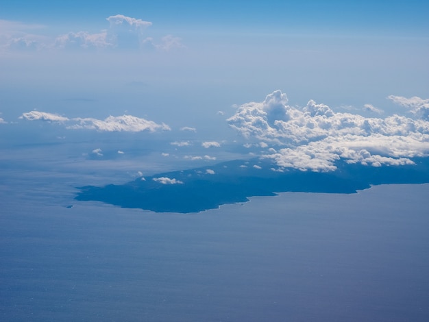 Photo vue aérienne de la corse