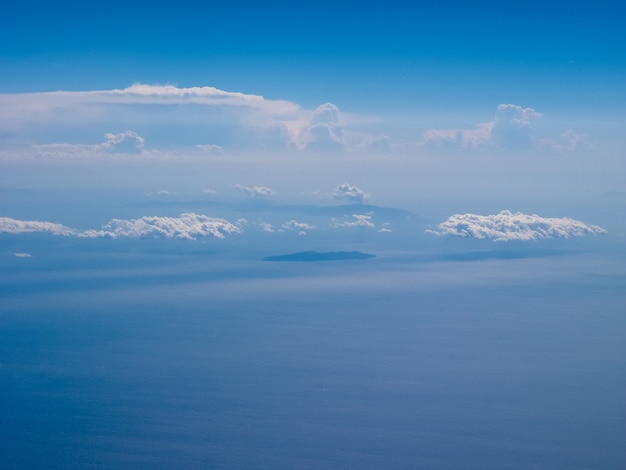 Photo vue aérienne de la corse