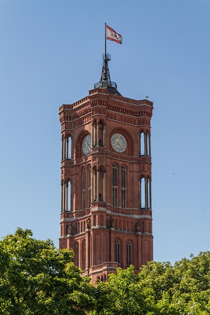 Vue aérienne du centre de Berlin