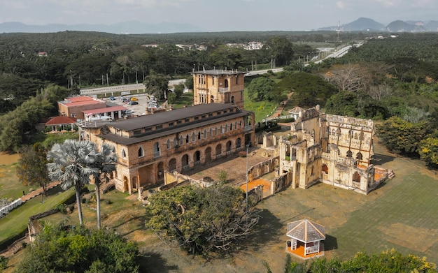 Photo vue aérienne du château de kellys