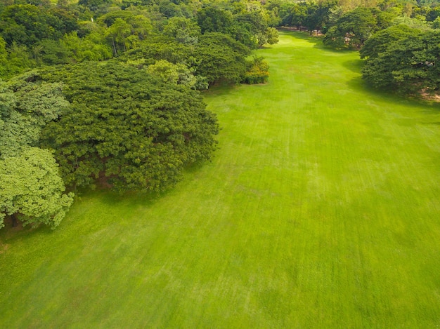 Vue aérienne du parc