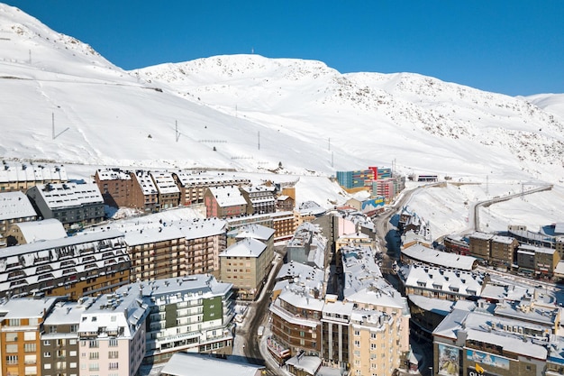 Vue aérienne du Pas de la Case