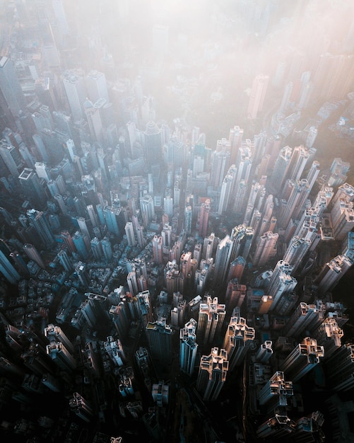 Vue aérienne du paysage urbain