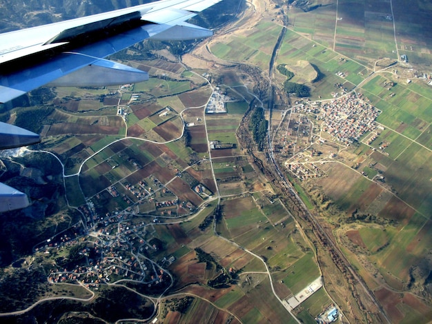 Photo vue aérienne du paysage urbain