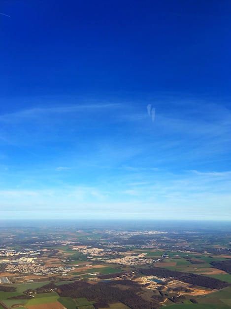 Photo vue aérienne du paysage