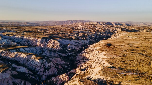 Vue aérienne du village d'ibrahimpasa en Turquie.