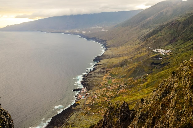 Vue aérienne d'El Hierro Iles Canaries Espagne