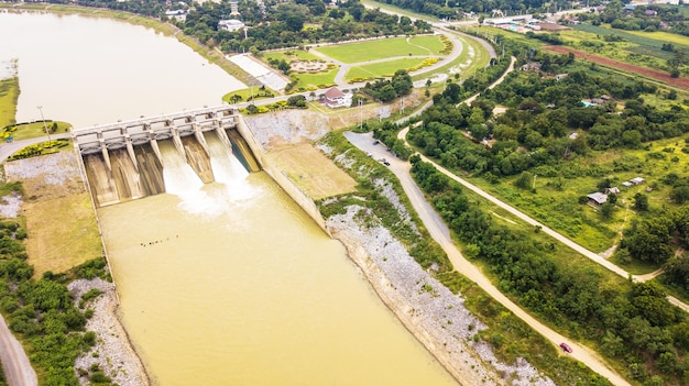 Une vue aérienne de Floodgate