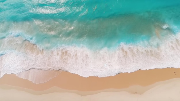 Vue aérienne d'un fond d'été texturé naturel de plage