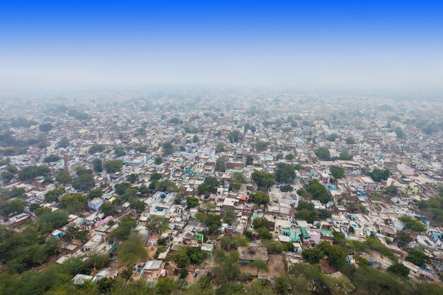 Vue aérienne, Gwalior