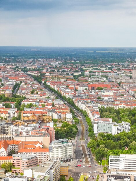 Vue aérienne HDR de Berlin