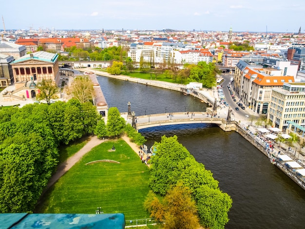 Vue aérienne HDR de Berlin