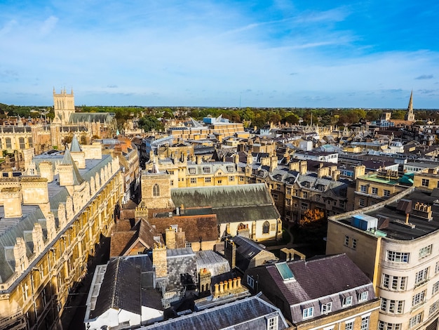 Vue aérienne HDR de Cambridge