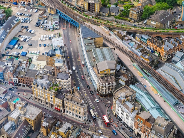 Vue aérienne HDR de Londres