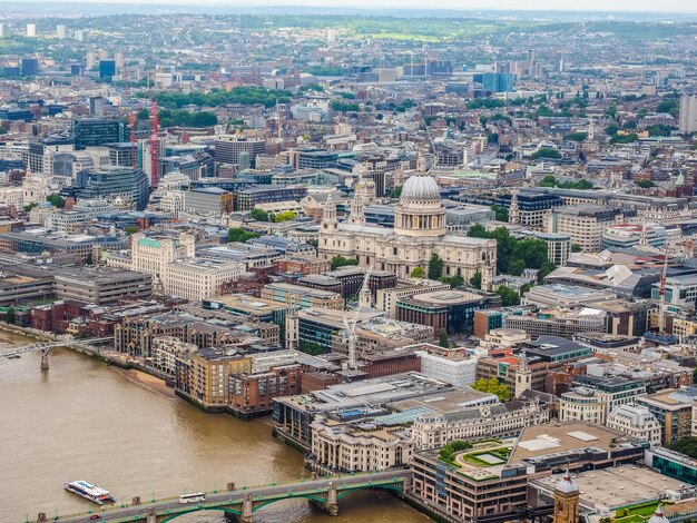 Vue aérienne HDR de Londres