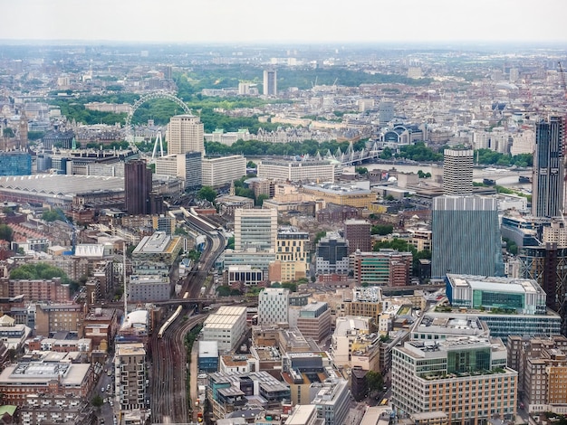 Vue aérienne HDR de Londres
