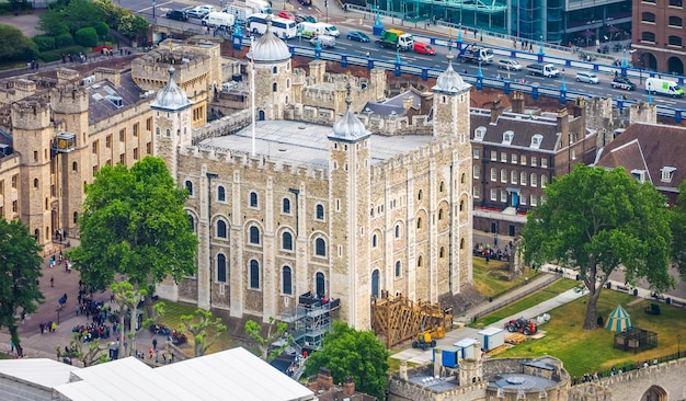 Vue aérienne HDR de Londres