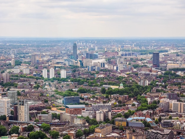 Vue aérienne HDR de Londres