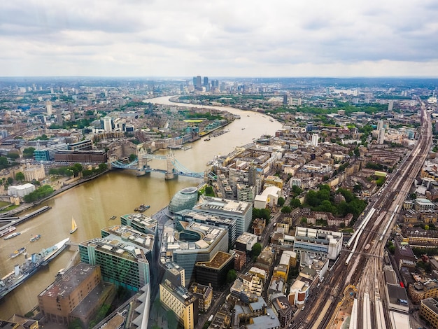 Vue aérienne HDR de Londres