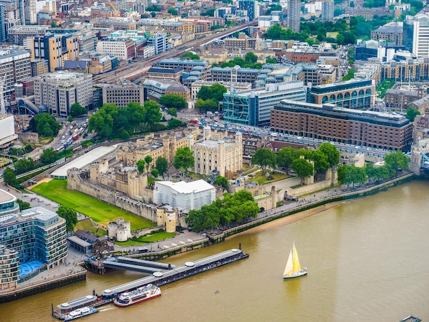 Vue aérienne HDR de Londres