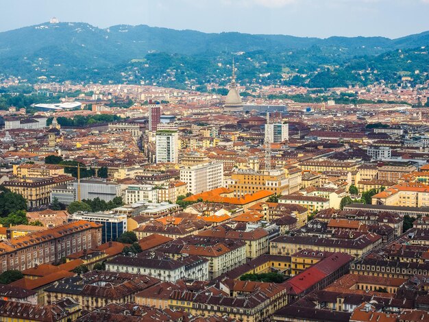 Vue aérienne HDR de Turin