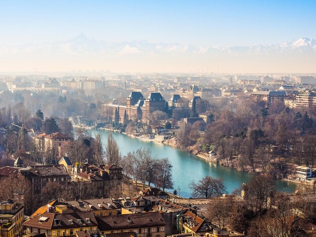 Vue aérienne HDR de Turin