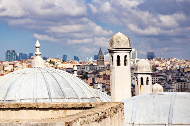 Vue aérienne d'Istanbul depuis la mosquée Suleymaniye à Istanbul, Turquie