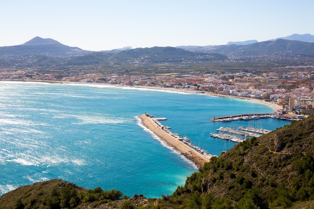 Vue aérienne de Javea à Alicante Communauté valencienne d&#39;Espagne