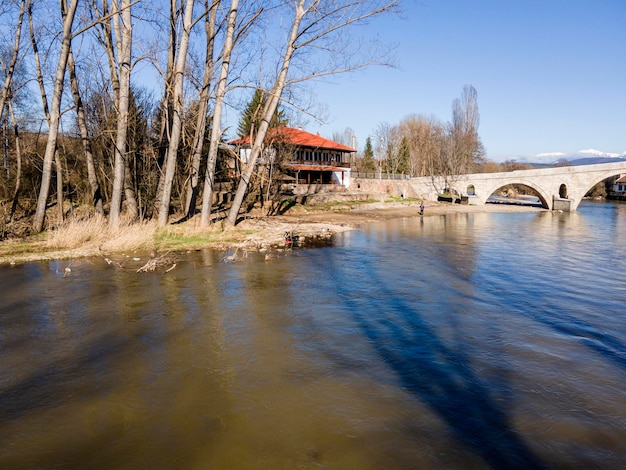 Photo vue aérienne de kadin le plus dans nevestino bulgarie