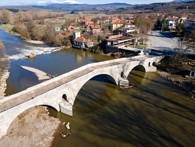 Photo vue aérienne de kadin le plus dans nevestino bulgarie