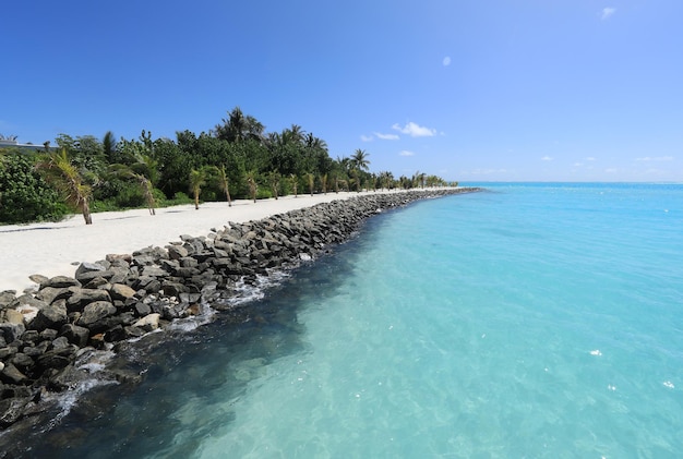 vue aérienne des maldives