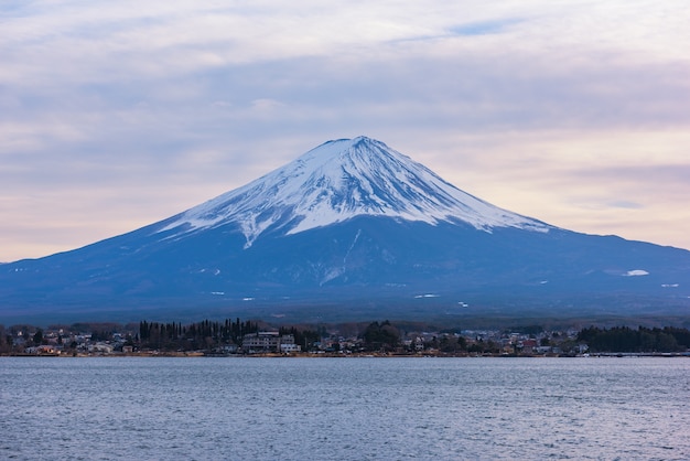 Vue aérienne de la montagne Fuji, Japon