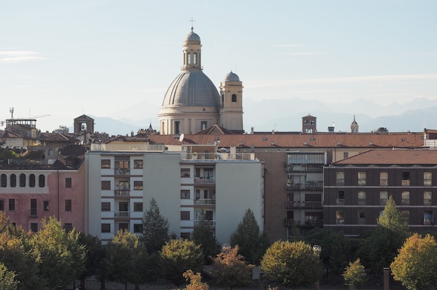 Vue aérienne de Turin