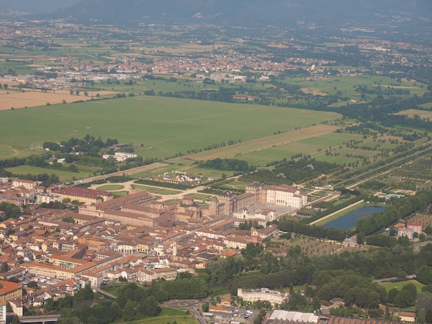 Vue aérienne de Venaria