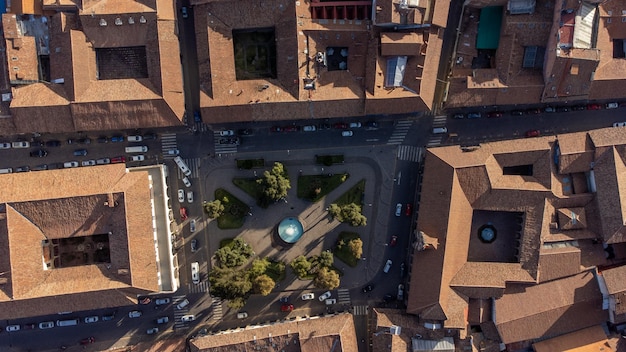 Vue aérienne de la ville de Cusco