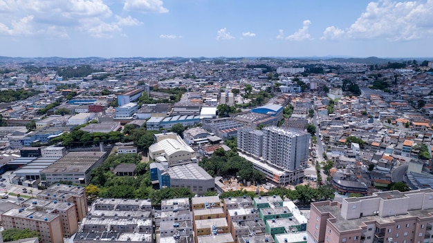 Vue aérienne de la ville de Diadema Sao Paulo au Brésil