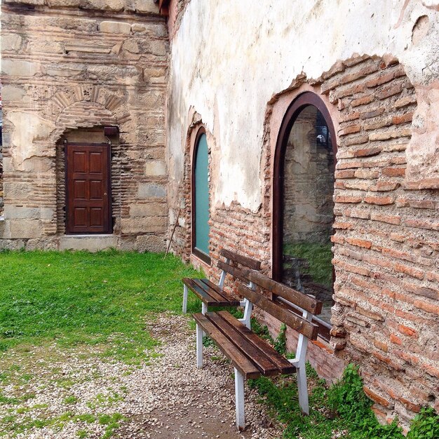 Photo vue de l'ancien bâtiment