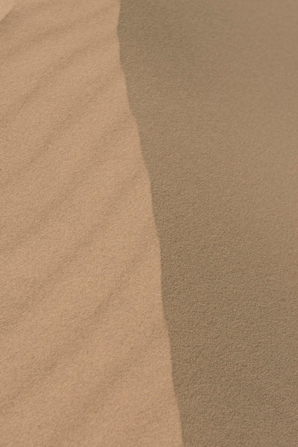 Photo vue d'angle élevé du sable sur la plage