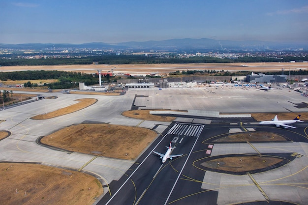 Photo vue d'angle élevé de la ville contre le ciel